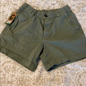 Bearbottom Mens Shorts in olive green.
